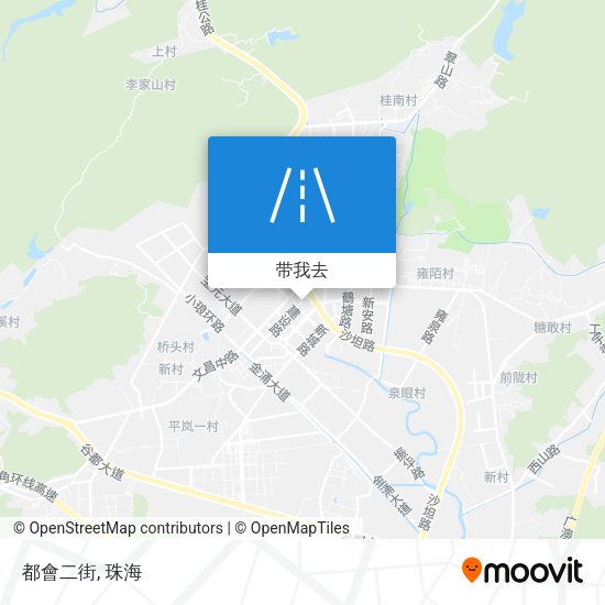 都會二街地图