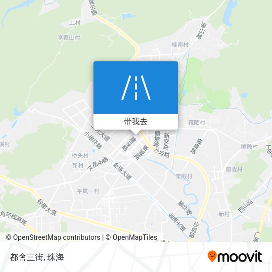 都會三街地图