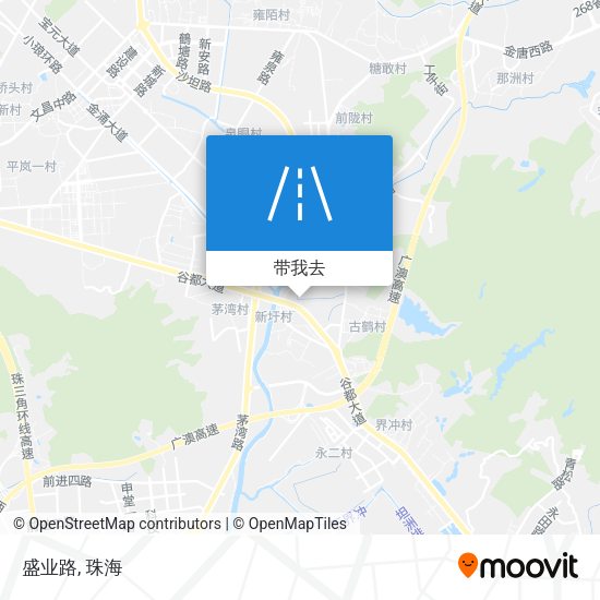盛业路地图
