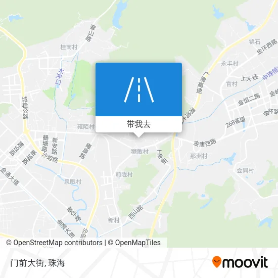 门前大街地图