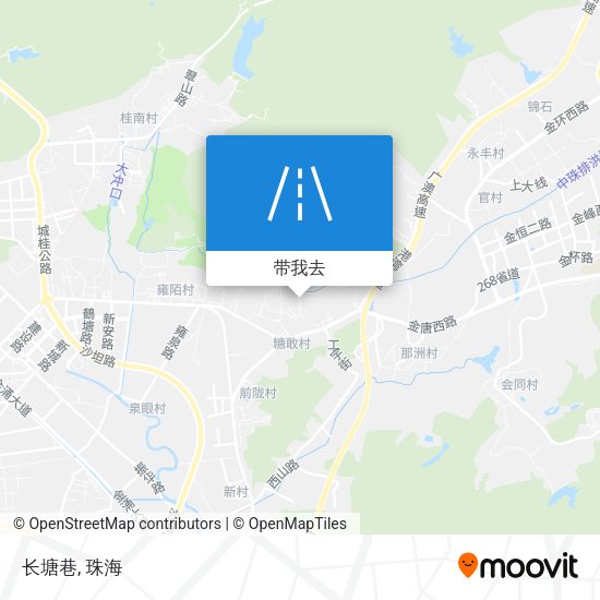 长塘巷地图