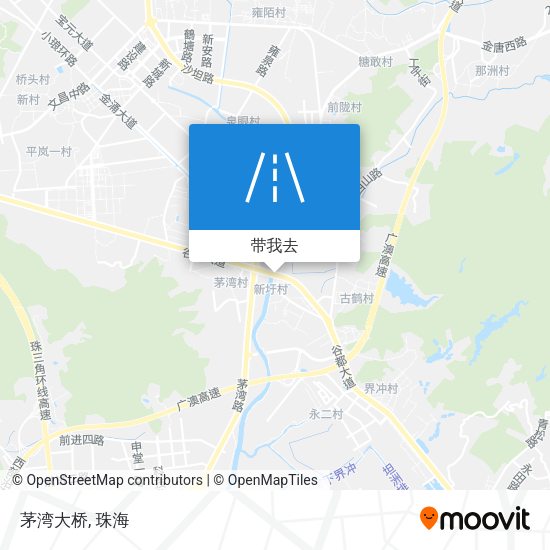 茅湾大桥地图