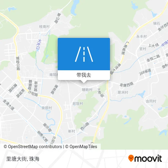 里塘大街地图