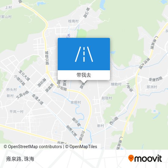 雍泉路地图
