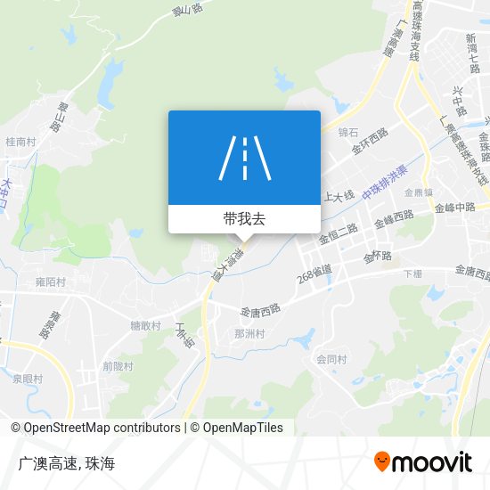 广澳高速地图