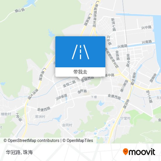 华冠路地图