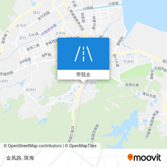 金凤路地图