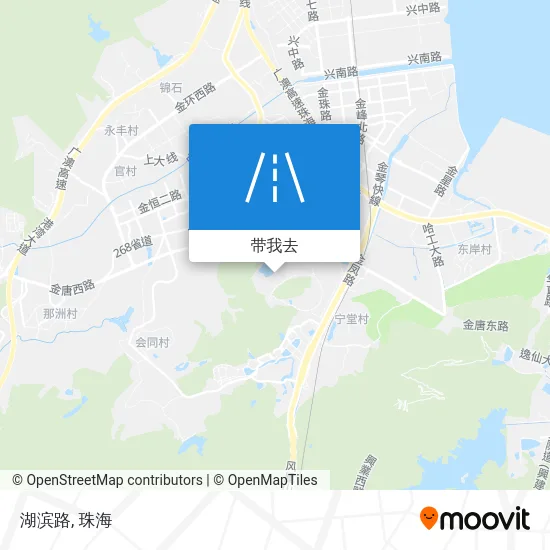 湖滨路地图