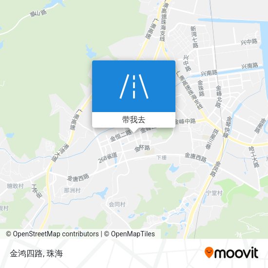 金鸿四路地图