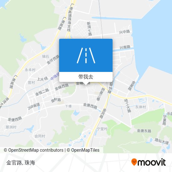 金官路地图