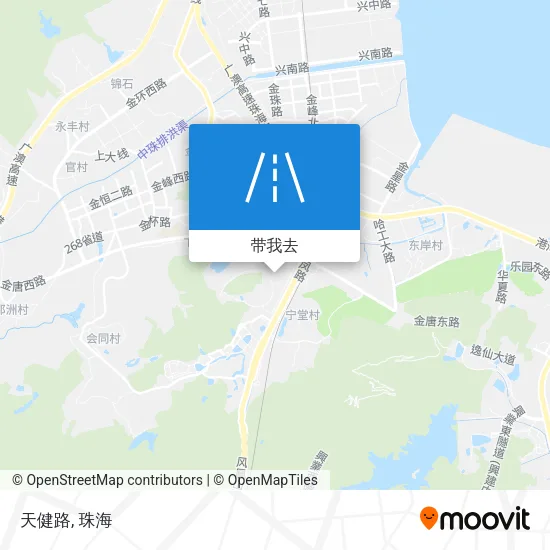 天健路地图