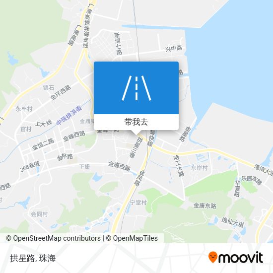 拱星路地图