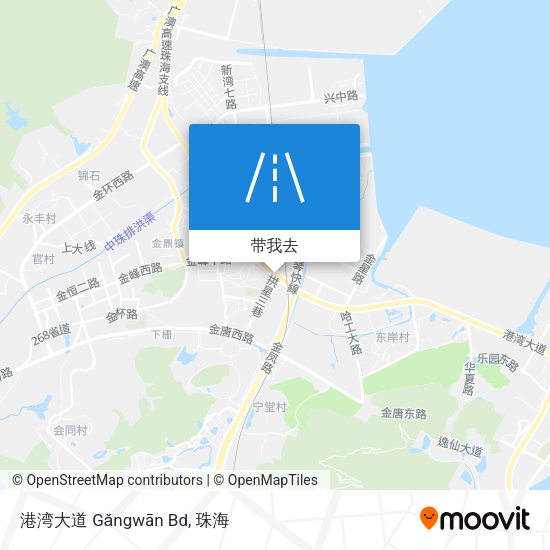 港湾大道 Gǎngwān Bd地图