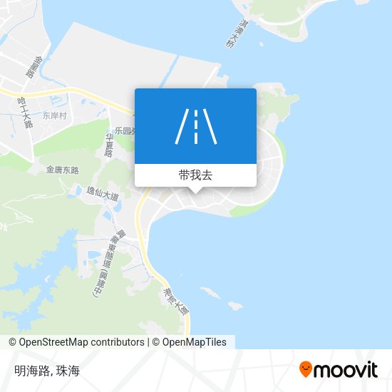 明海路地图