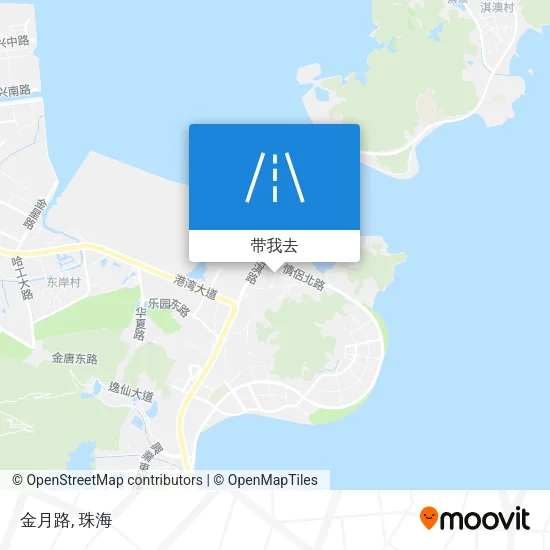 金月路地图