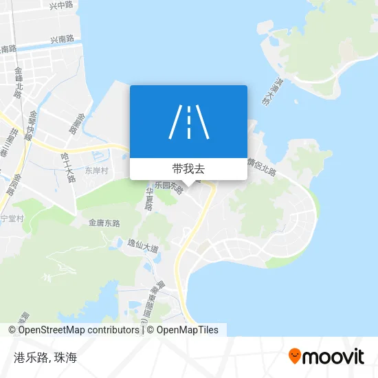 港乐路地图