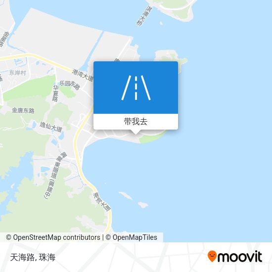 天海路地图