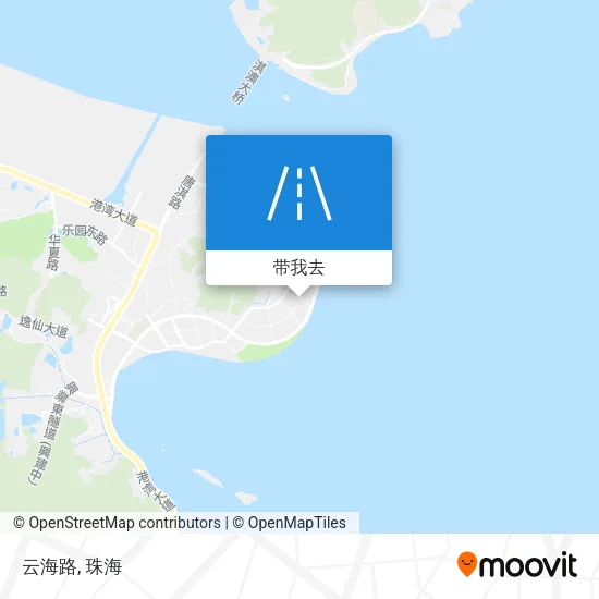 云海路地图