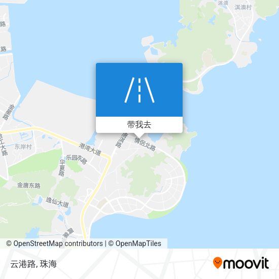 云港路地图