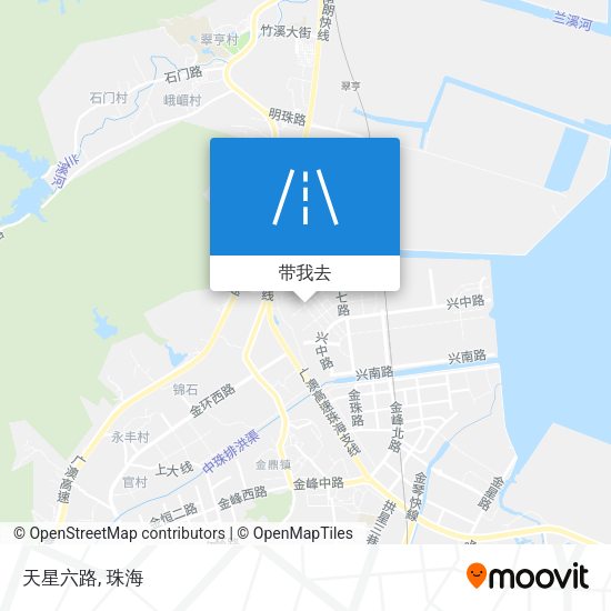 天星六路地图