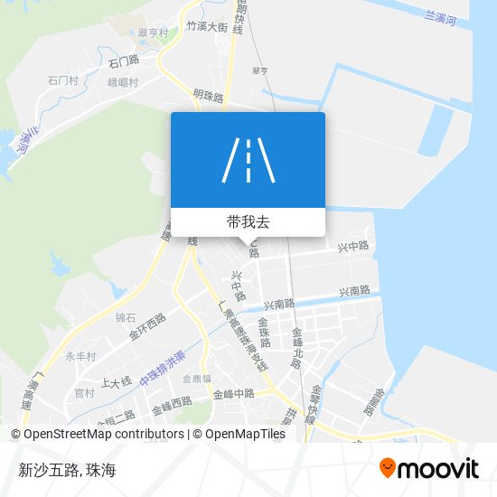 新沙五路地图