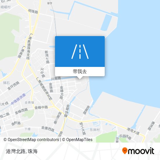 港灣北路地图