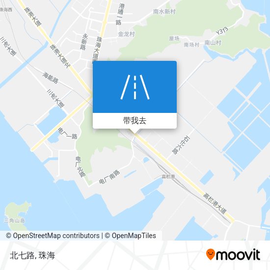 北七路地图