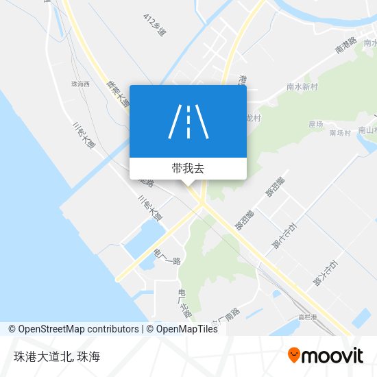珠港大道北地图