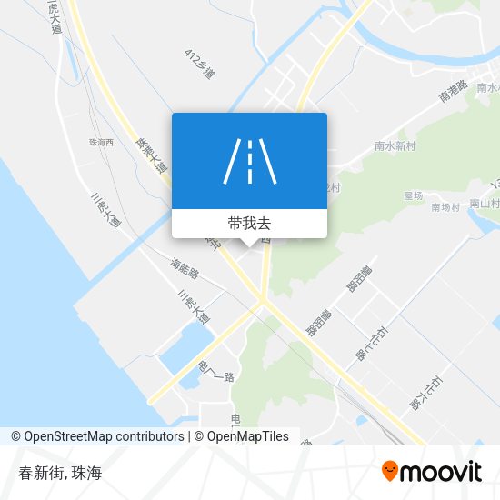 春新街地图