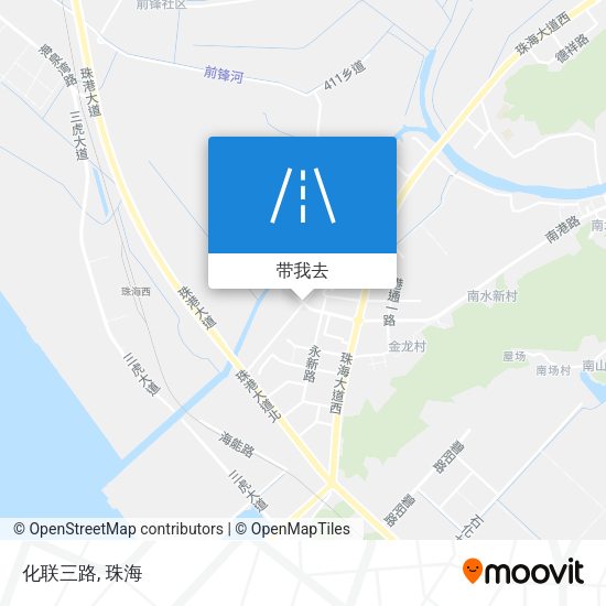 化联三路地图