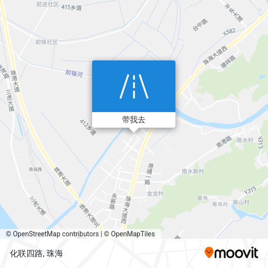 化联四路地图