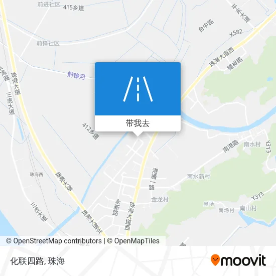 化联四路地图