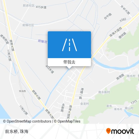 前东桥地图