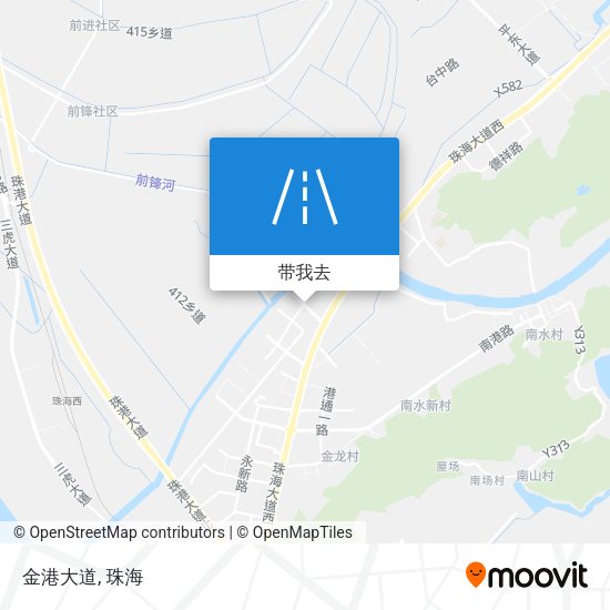 金港大道地图