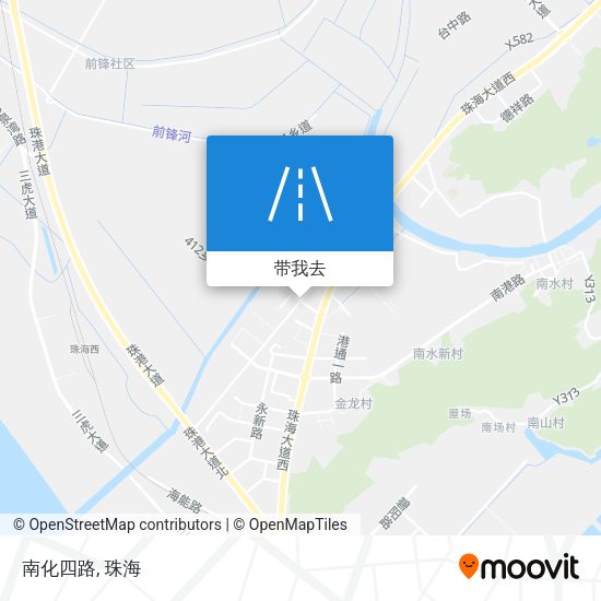 南化四路地图