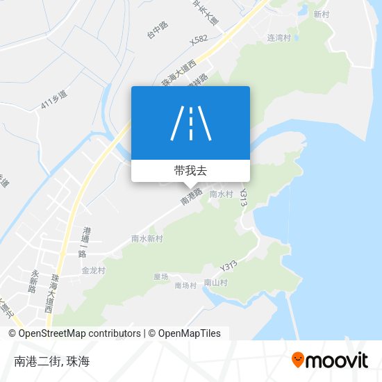 南港二街地图