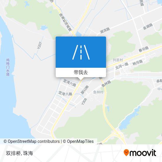 双排桥地图