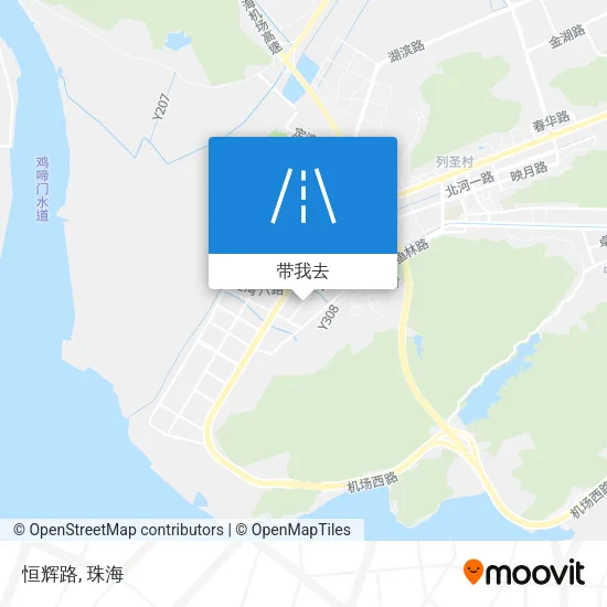 恒辉路地图
