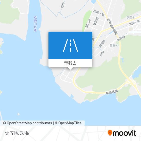 定五路地图