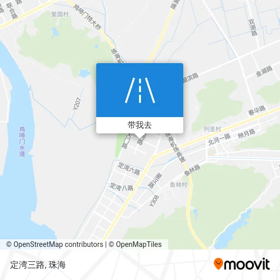定湾三路地图