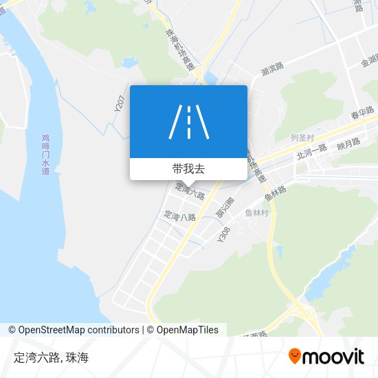 定湾六路地图