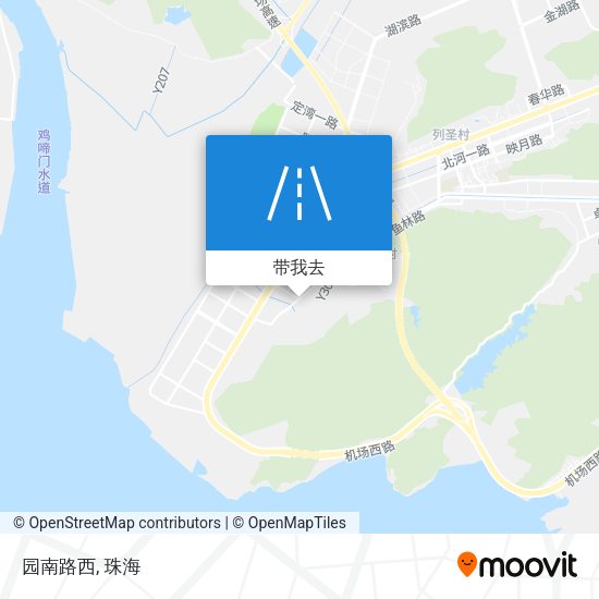 园南路西地图