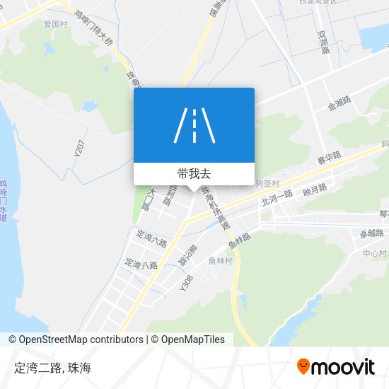 定湾二路地图