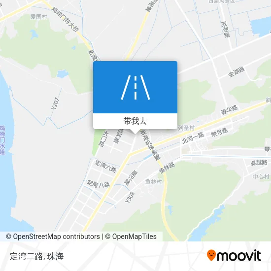 定湾二路地图
