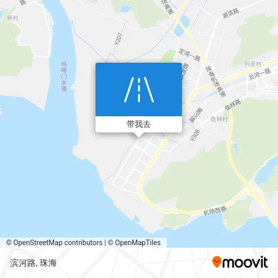 滨河路地图