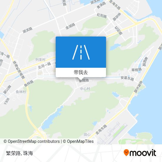 繁荣路地图