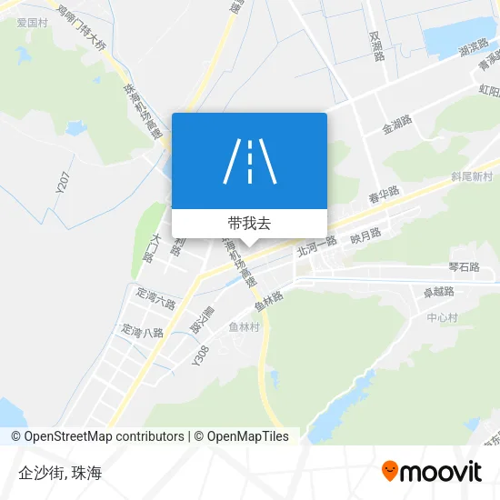 企沙街地图