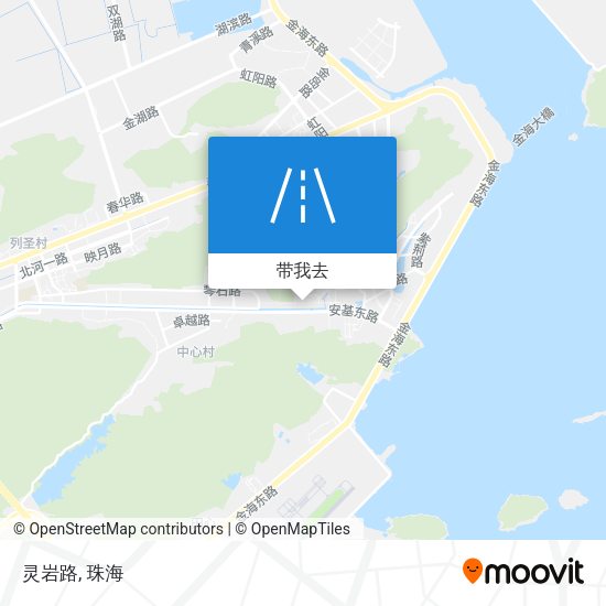 灵岩路地图