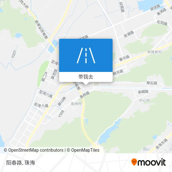 阳春路地图