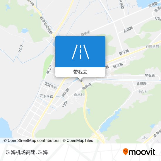 珠海机场高速地图